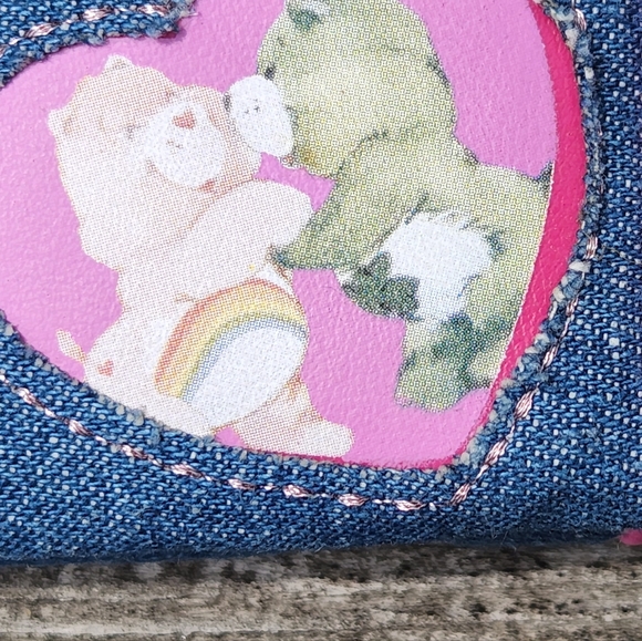 NWT VINTAGE Care Bears Denim Jean Wallet RARE 2004 - Picture 8 of 11